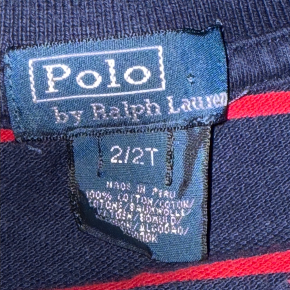 Polo Ralph Lauren Long Sleeve Polo Shirt SZ 2T - Picture 4 of 4